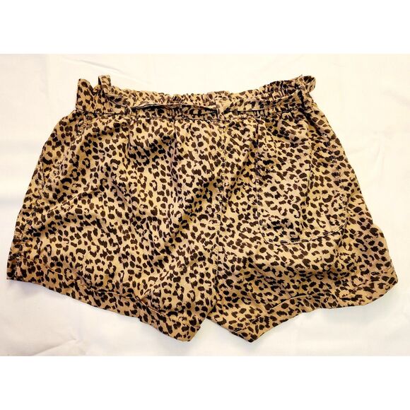 Women's Aerie Camp Cheetah Print Shorts Size L - Picture 8 of 8